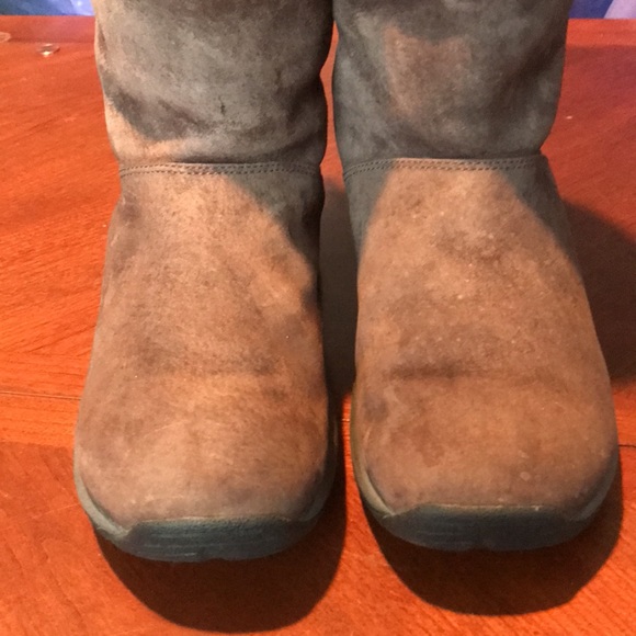 Merrell brown leather faux fur winter boots shoes size 7 - Picture 6 of 16